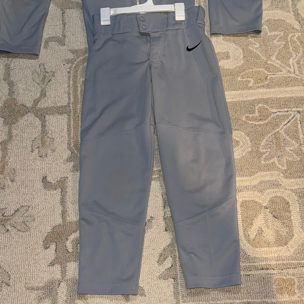Nike Boys Gray Performance Baseball Pants